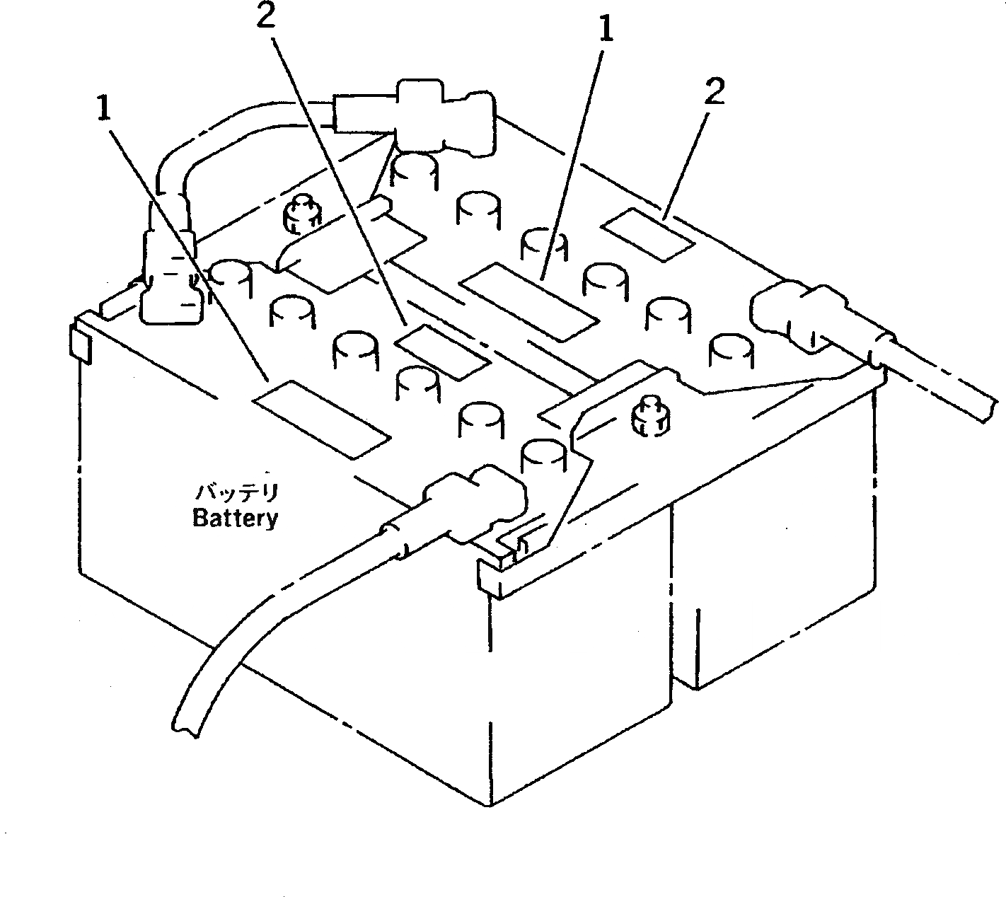 Схема запчастей Komatsu PC400HD-5K - МАРКИРОВКА(АККУМУЛЯТОР)(ДЛЯ США И PUERTORICO) МАРКИРОВКА¤ ИНСТРУМЕНТ И РЕМКОМПЛЕКТЫ