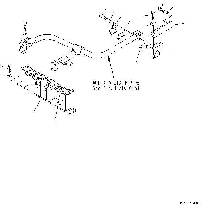 Схема запчастей Komatsu PC400LC-6 - ПРЕДОТВРАЩ. СМЕЩЕНИЯ (СТРЕЛА)(№7-) ГИДРАВЛИКА