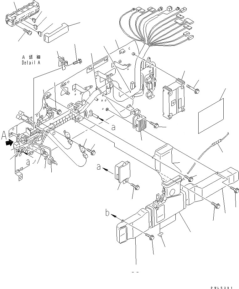 Схема запчастей Komatsu PC400LC-6 - КАБИНА (ОСНОВ.) (РЫЧАГ С КЛАПАНОМ PPC)(№-9) КАБИНА ОПЕРАТОРА И СИСТЕМА УПРАВЛЕНИЯ