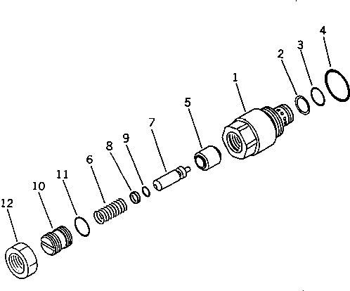 Схема запчастей Komatsu PC400LC-3 - ЗАКРЫВАЮЩИЙ КЛАПАН(/) (ДЛЯ США) СПЕЦ. APPLICATION ЧАСТИ¤ МАРКИРОВКА¤ ИНСТРУМЕНТ И РЕМКОМПЛЕКТЫ