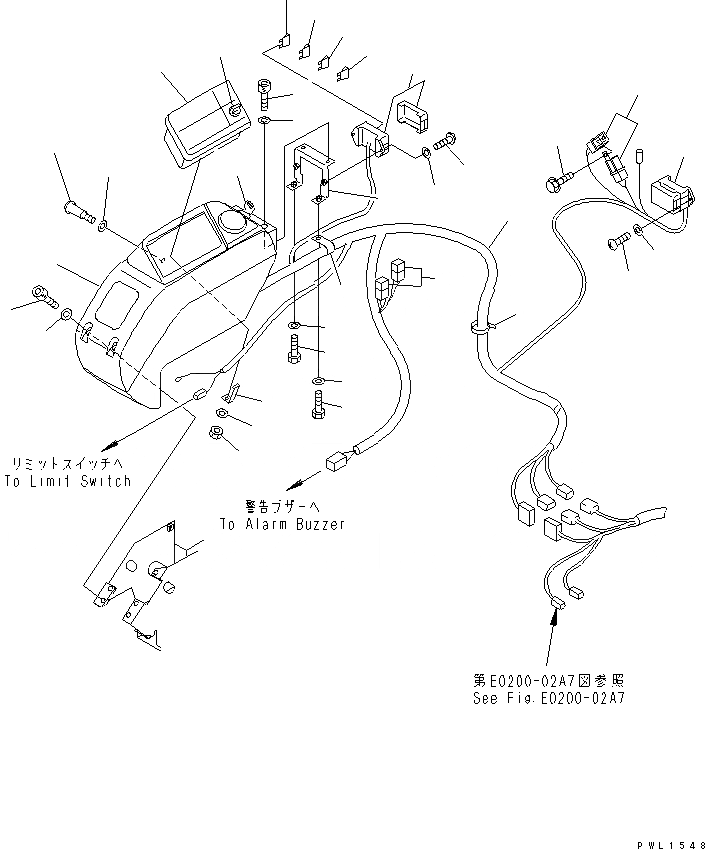 Схема запчастей Komatsu PC400LC-6Z - ОСНОВН. КОНСТРУКЦИЯ (ПРАВ. СТОЙКА) (ПАНЕЛЬ И ПРОВОДКА)(№-) КАБИНА ОПЕРАТОРА И СИСТЕМА УПРАВЛЕНИЯ