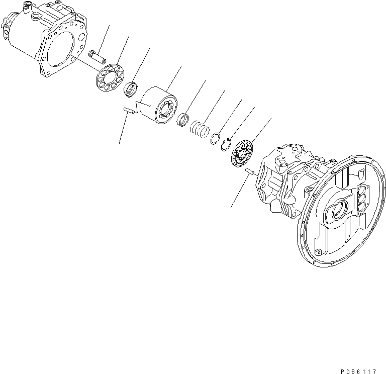 Схема запчастей Komatsu PC400LC-6Z - ОСНОВН. НАСОС (/) (ДЛЯ СНГ)(№9-) ОСНОВН. КОМПОНЕНТЫ И РЕМКОМПЛЕКТЫ