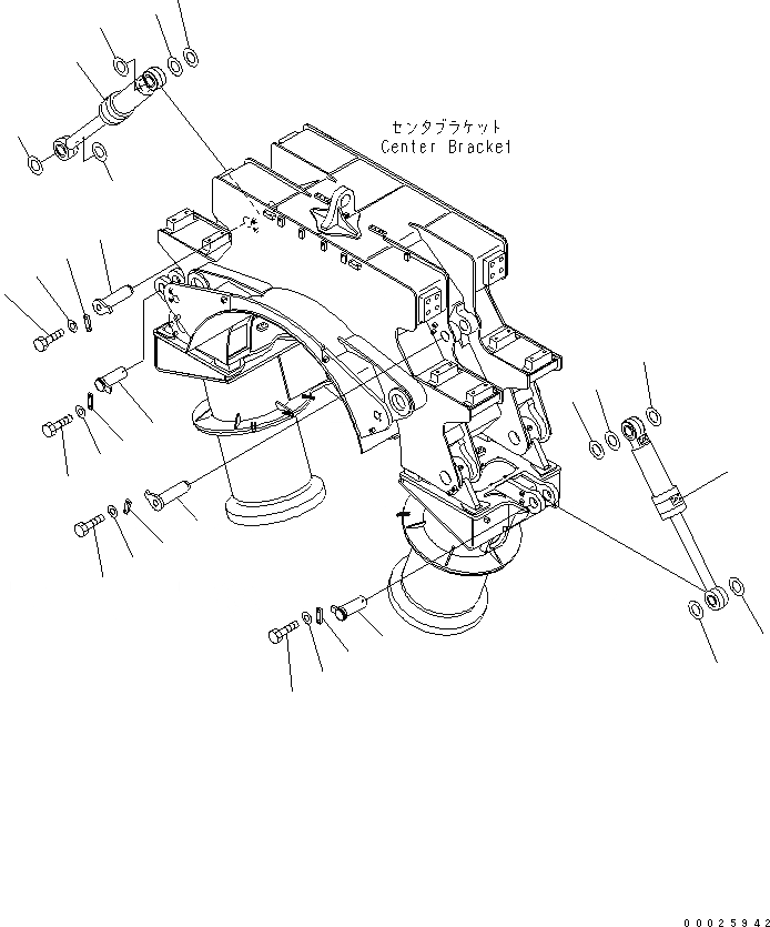 Схема запчастей Komatsu PC400LC-6Z - PIPE LOOPER (CUTTER ЦИЛИНДР И ПАЛЕЦ)(№9-) РАЗНОЕ