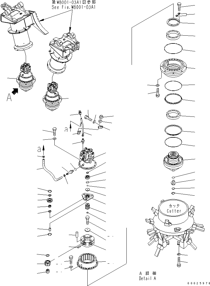 Схема запчастей Komatsu PC400LC-6Z - PIPE LOOPER (ПРИВОД КОРПУС)(№9-) РАЗНОЕ