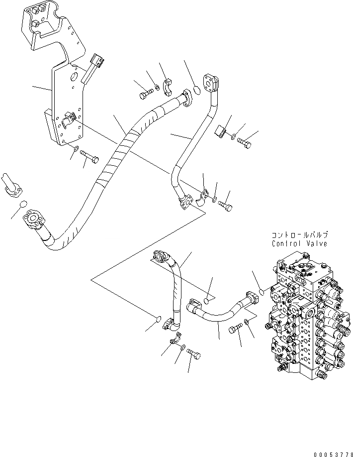Схема запчастей Komatsu PC400LC-7 - АКТУАТОР ТРУБЫ (ОСНОВН. ПРАВ.) ( АКТУАТОР) (ДЛЯ OFFSET СТРЕЛА) (СПЕЦ-Я -40С)(№-) ГИДРАВЛИКА