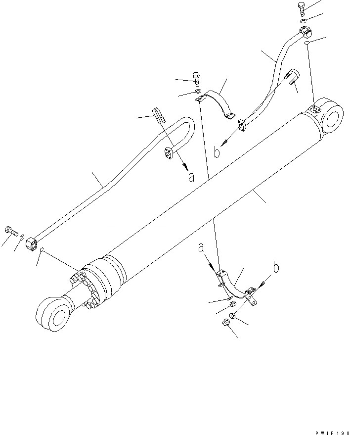 Схема запчастей Komatsu PC400LC-7 - ЦИЛИНДР РУКОЯТИ(ДЛЯ OFFSET СТРЕЛА)(№-) РАБОЧЕЕ ОБОРУДОВАНИЕ