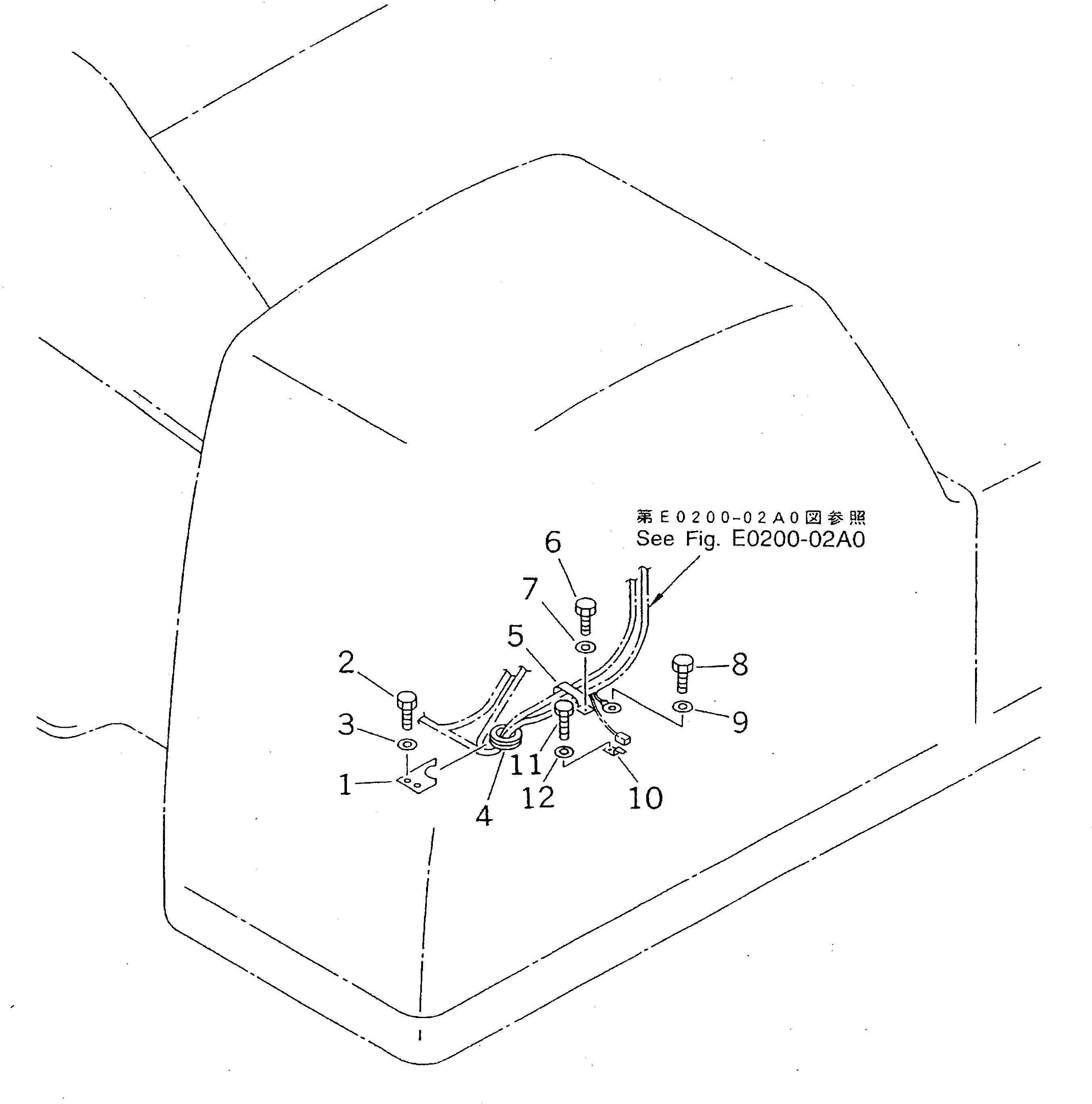 Схема запчастей Komatsu PC400ST-6 - ЭЛЕКТРОПРОВОДКА (КРЕПЛЕНИЕ)(№-) ЭЛЕКТРИКА