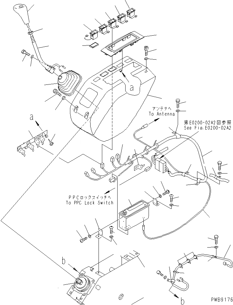 Схема запчастей Komatsu PC400ST-6 - ЛЕВ. СТОЙКА (СТОЙКА И ЗАДН. КРЫШКА)(№8-) КАБИНА ОПЕРАТОРА И СИСТЕМА УПРАВЛЕНИЯ