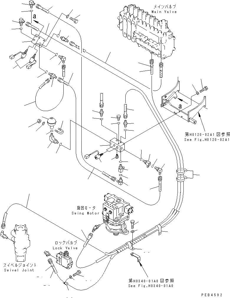 Схема запчастей Komatsu PC400ST-6LC - СОЛЕНОИДНЫЙ КЛАПАН(№-) ГИДРАВЛИКА