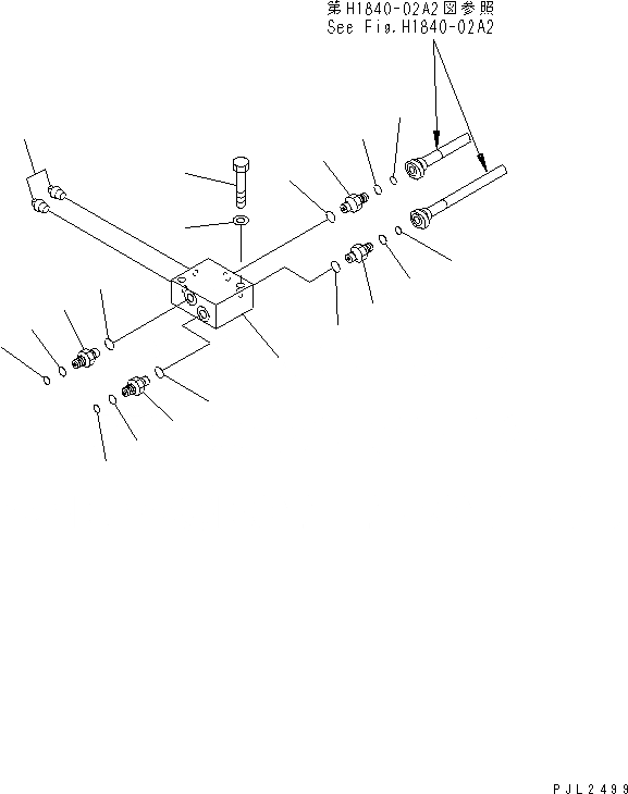 Схема запчастей Komatsu PC400ST-6LC - ЛИНИЯ РАБОЧЕГО ОБОРУД. PPC (PPC) (CUSTOM)(№-) КАБИНА ОПЕРАТОРА И СИСТЕМА УПРАВЛЕНИЯ
