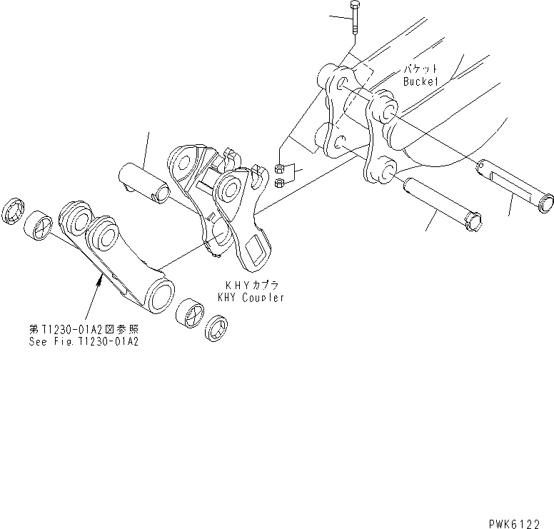 Схема запчастей Komatsu PC40R-8 - ПАЛЕЦ КОВША (ДЛЯ MM ШИР. КОВШ) (ДЛЯ MULTI CHANGE)(№-) РАБОЧЕЕ ОБОРУДОВАНИЕ