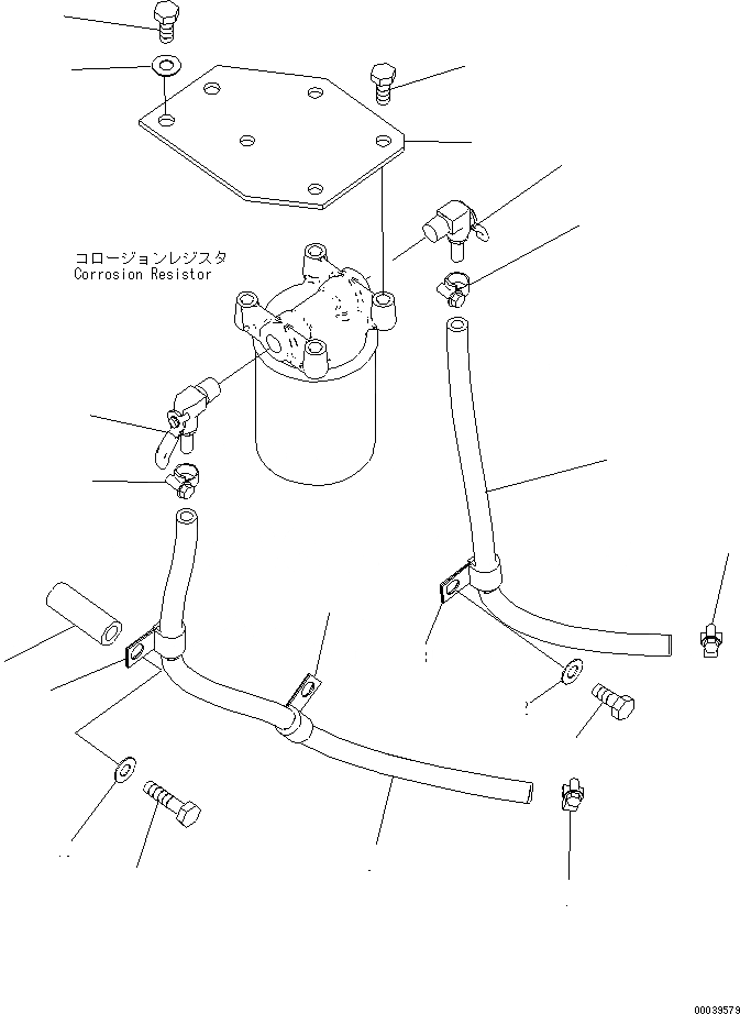 Схема запчастей Komatsu PC450-7K-E0 - АНТИКОРРОЗ. ЭЛЕМЕНТ ПРЕДОХР-ЛЬ КОМПОНЕНТЫ ДВИГАТЕЛЯ