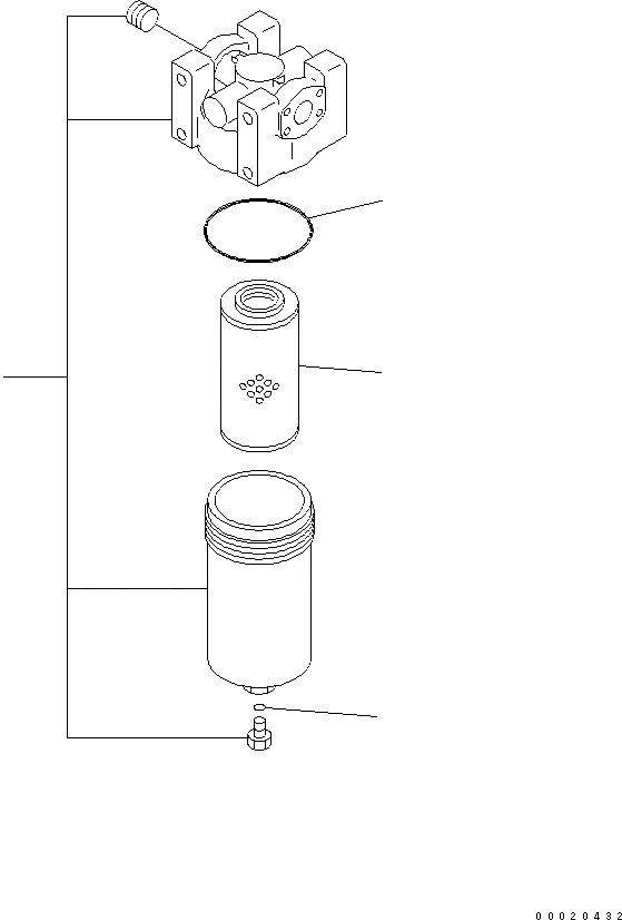 Схема запчастей Komatsu PC450-7-M1 - ВОЗВРАТ. ФИЛЬТР. ОСНОВН. КОМПОНЕНТЫ И РЕМКОМПЛЕКТЫ