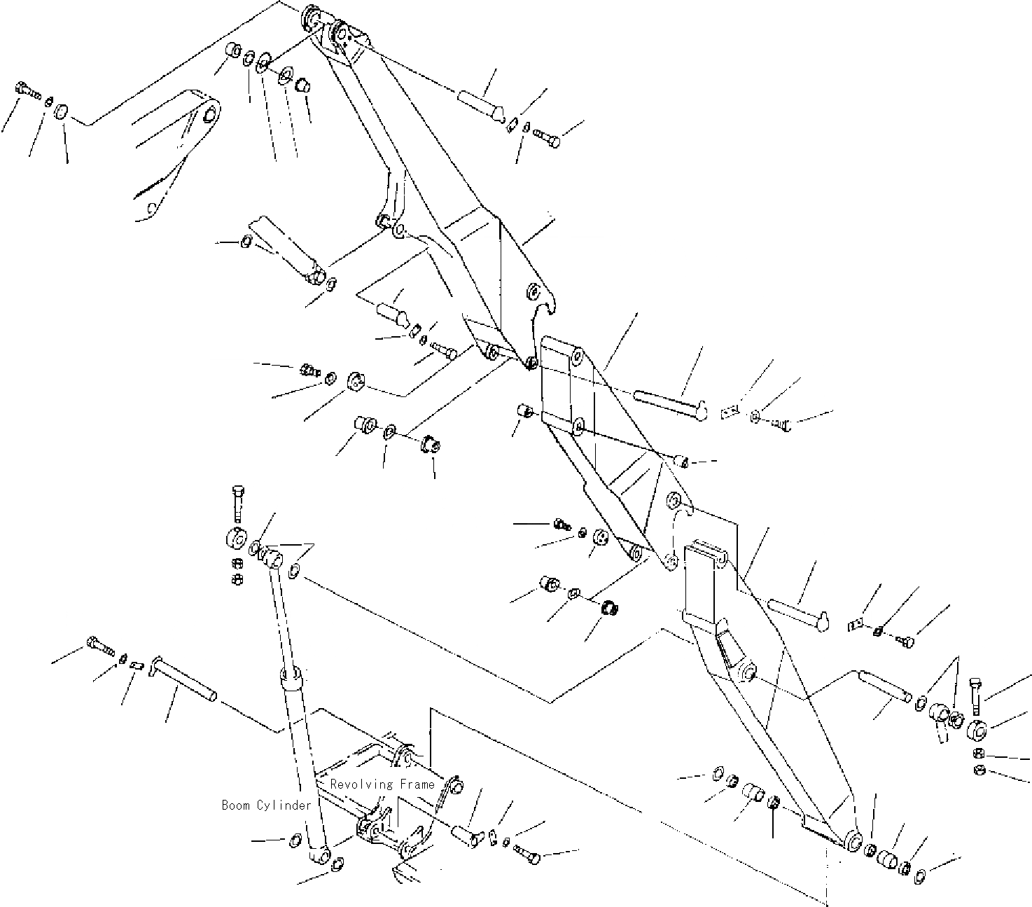 Схема запчастей Komatsu PC450LC-8K HIGH REACH DEMOLITION - 1, 2, 3-Я СТРЕЛА ПАЛЕЦS И ВТУЛКАS TABLE OF CONTENTS PC-8 ВЫС. REACH РАЗРУШ. ЗДАНИЙ
