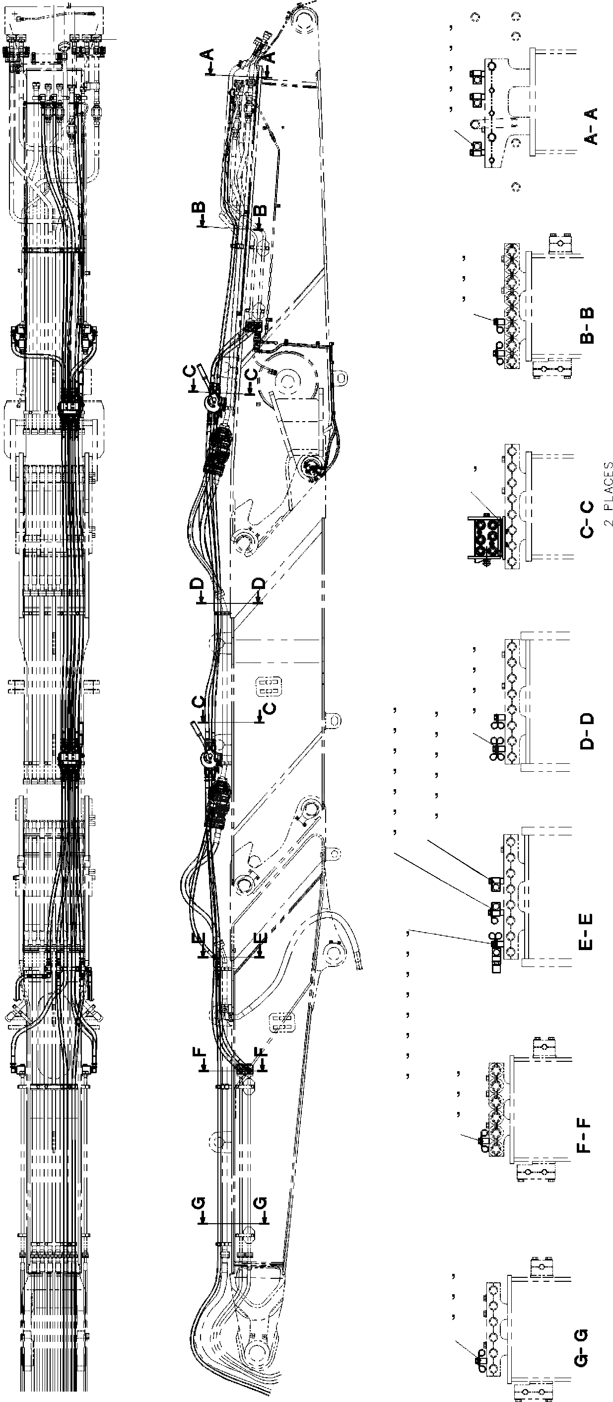 Схема запчастей Komatsu PC450LC-8K HIGH REACH DEMOLITION - 1, 2, 3-Я СТРЕЛА FASTER PIPE КРЕПЛЕНИЕS TABLE OF CONTENTS PC-8 ВЫС. REACH РАЗРУШ. ЗДАНИЙ