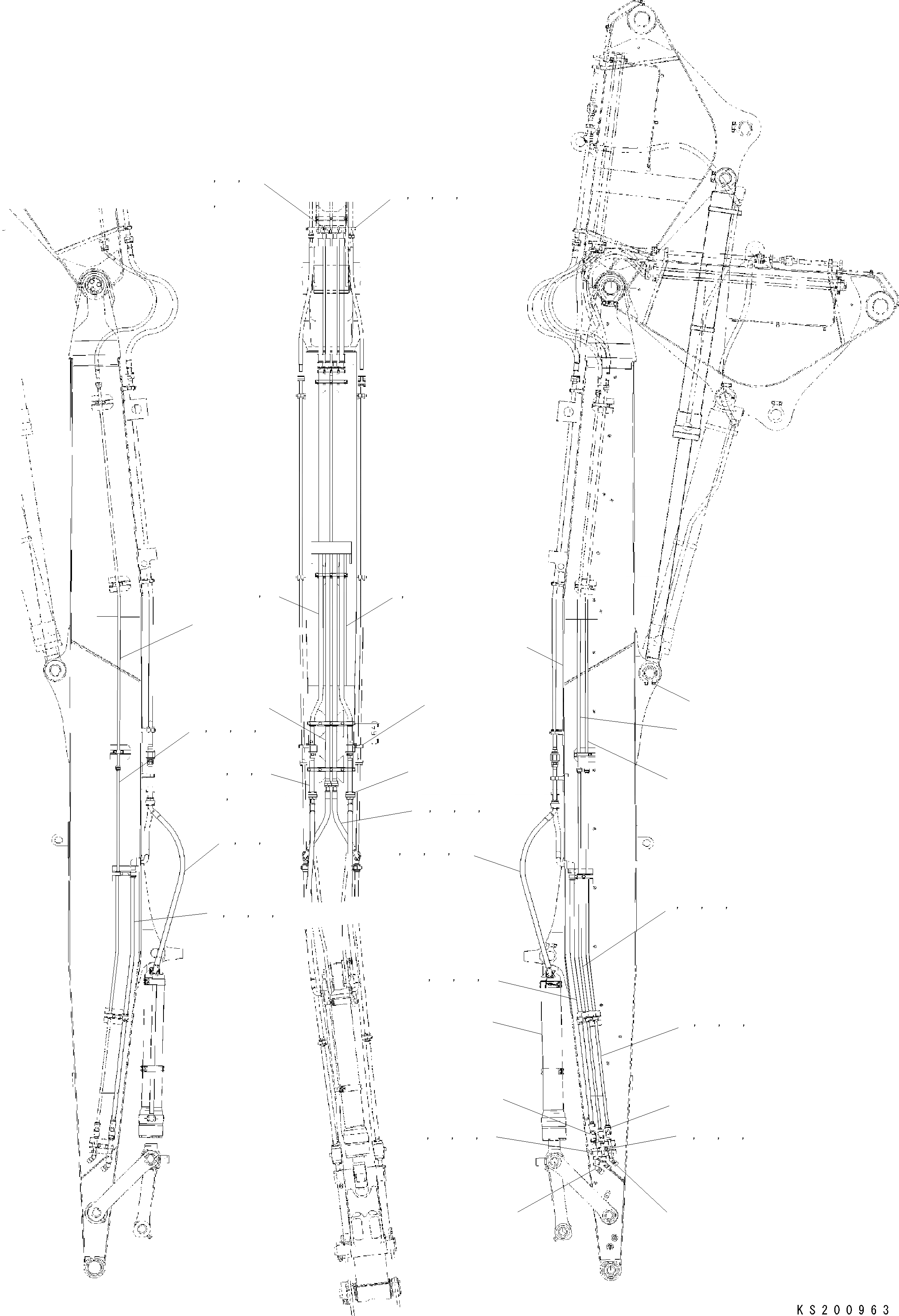 Схема запчастей Komatsu PC450LC-8K HIGH REACH DEMOLITION - РУКОЯТЬ ТРУБЫ TABLE OF CONTENTS PC-8 ВЫС. REACH РАЗРУШ. ЗДАНИЙ