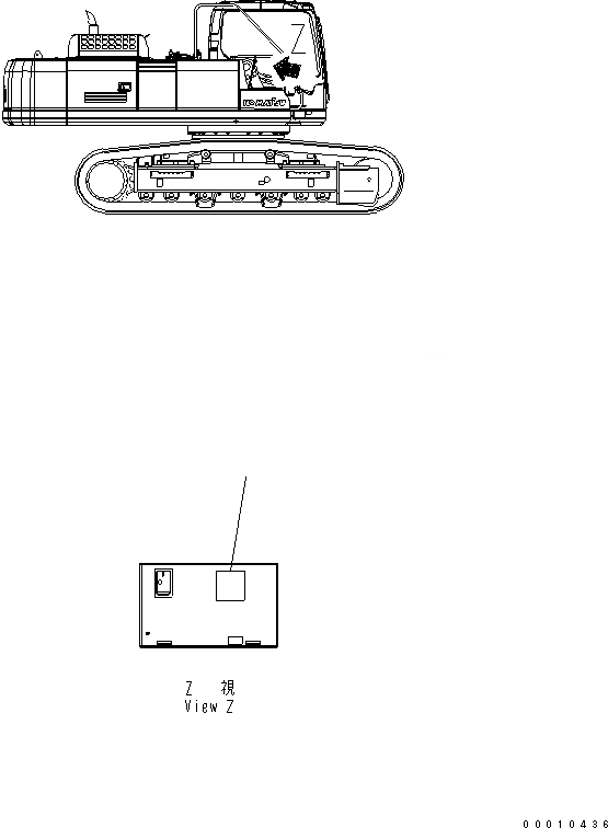 Схема запчастей Komatsu PC450LC-7 - СМАЗКА CHART (СМАЗКА РАБОЧ. ОБОРУД. 500 ЧАСОВ)(№87-) МАРКИРОВКА