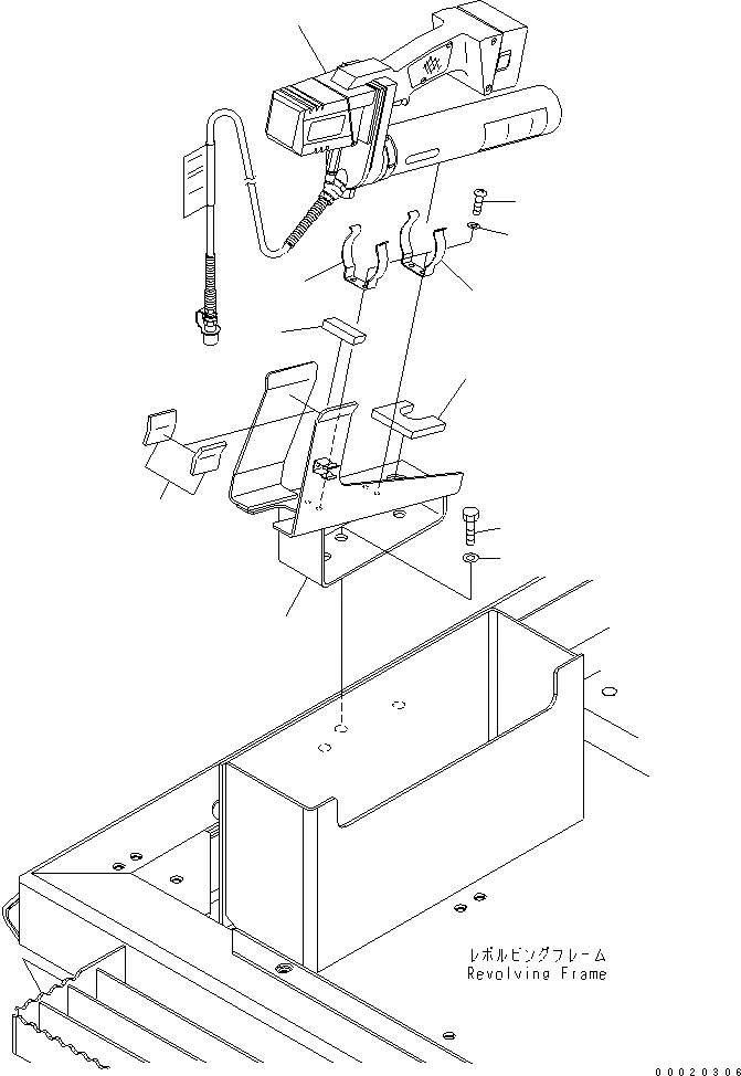Схема запчастей Komatsu PC450LC-7 - НАСОС СМАЗКИ (ЭЛЕКТРИЧ.) РАЗНОЕ