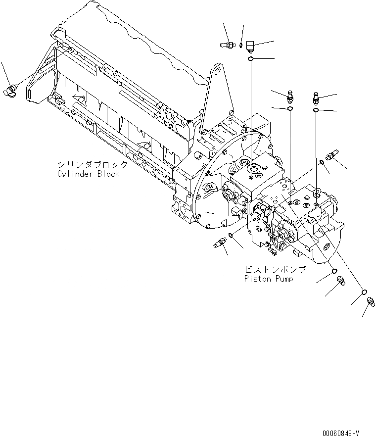 Схема запчастей Komatsu PC450LC-8 - ЧАСТИ ДЛЯ ПЕРИОДИЧ. ОБСЛУЖИВАНИЯ(№7-) РАЗНОЕ