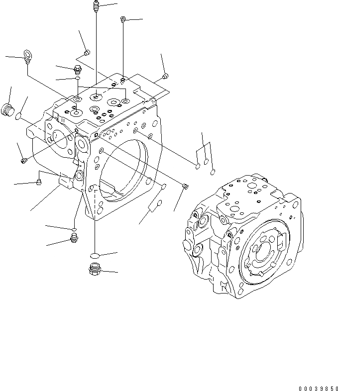 Схема запчастей Komatsu PC450LC-8 - ОСНОВН. НАСОС (/) (№K8-) Y ОСНОВН. КОМПОНЕНТЫ И РЕМКОМПЛЕКТЫ