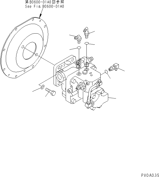 Схема запчастей Komatsu PC45MRX-1 - ОСНОВН. НАСОС (КРЕПЛЕНИЕ И СОЕДИН-Е) (КОНДИЦ. ВОЗДУХА)(№-) ГИДРАВЛИКА