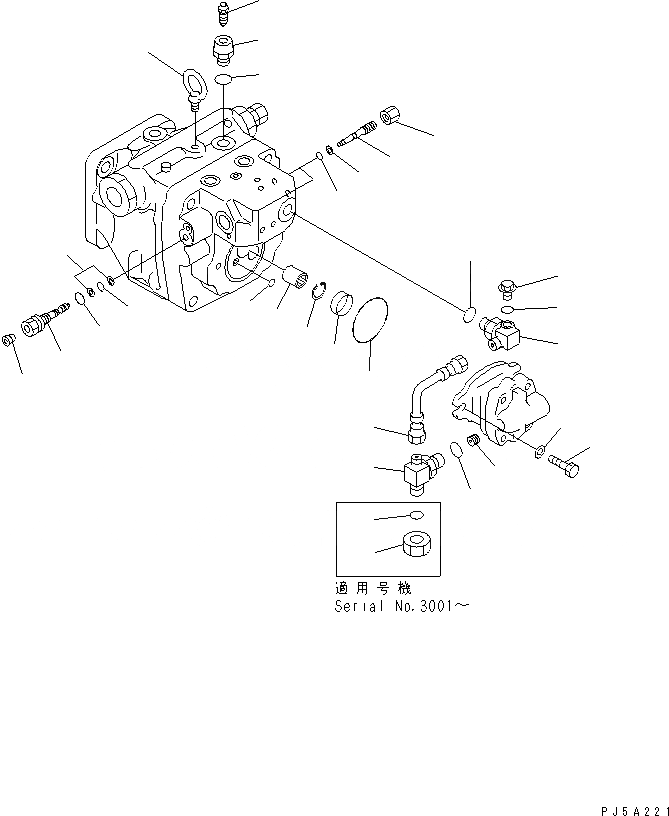Схема запчастей Komatsu PC45MRX-1 - ОСНОВН. НАСОС (/) (КОНДИЦ. ВОЗДУХА) ОСНОВН. КОМПОНЕНТЫ И РЕМКОМПЛЕКТЫ