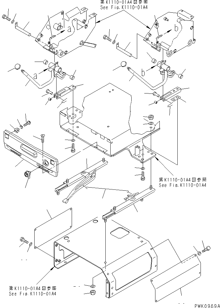 Схема запчастей Komatsu PC45R-8 - ОСНОВН. КОНСТРУКЦИЯ (ОСНОВ.) (/) (ДЛЯ США) КАБИНА ОПЕРАТОРА И СИСТЕМА УПРАВЛЕНИЯ