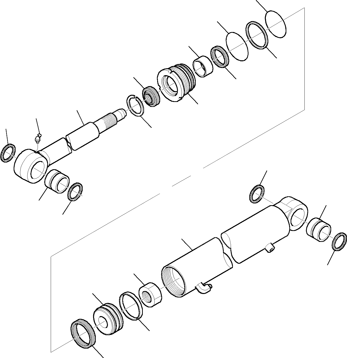Схема запчастей Komatsu PC45R-8 - ЦИЛИНДР РУКОЯТИ РАБОЧЕЕ ОБОРУДОВАНИЕ