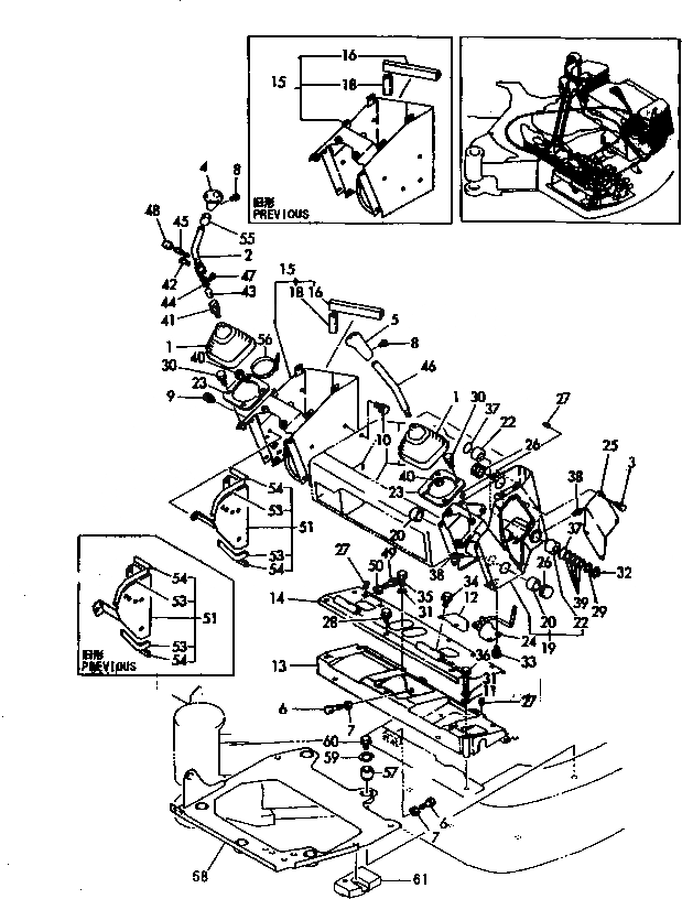 Схема запчастей Komatsu PC50FR-1 - РЫЧАГ УПРАВЛЕНИЯ РАБОЧИМ ОБОРУДОВАНИЕМ И СТОЙКА СИСТЕМА УПРАВЛЕНИЯ