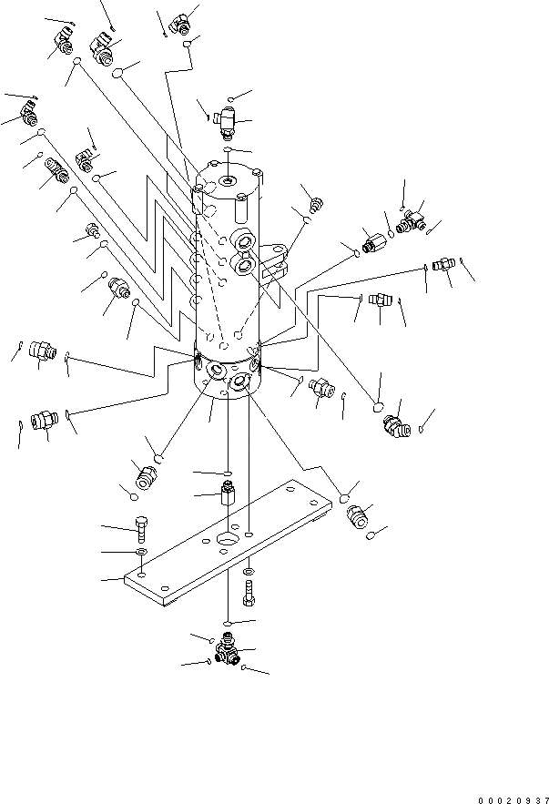 Схема запчастей Komatsu PC50MR-2 - ПОВОРОТНОЕ СОЕДИНЕНИЕ И КОМПОНЕНТЫ (ДЛЯ ПОВОРОТН. ОТВАЛА С ИЗМ. УГЛОМ) ПОВОРОТН. КРУГ И КОМПОНЕНТЫ