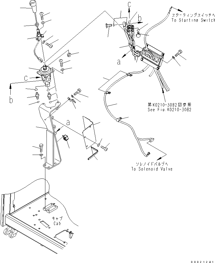 Схема запчастей Komatsu PC50MR-2-AC - КАБИНА (ПОВОРОТН. ОТВАЛ С ИЗМ. УГЛОМ ОТВАЛ) (С КОНДИЦИОНЕРОМ) КАБИНА ОПЕРАТОРА И СИСТЕМА УПРАВЛЕНИЯ