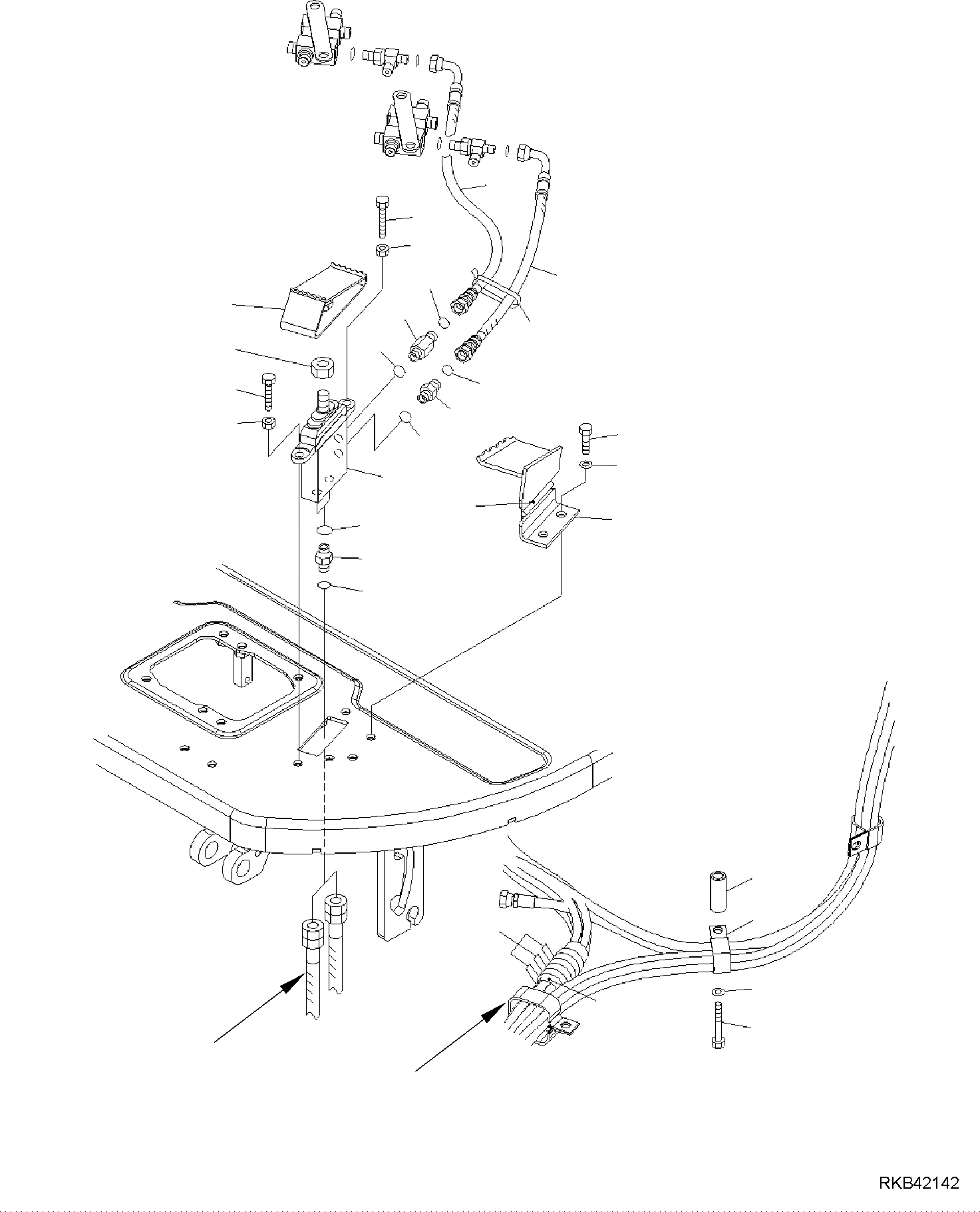 Схема запчастей Komatsu PC50MR-2 - ПЕДАЛЬ УПРАВЛ-Я РАБОЧ. ОБОРУД. (КАБИНА) СИСТЕМА УПРАВЛЕНИЯ И ОСНОВНАЯ РАМА