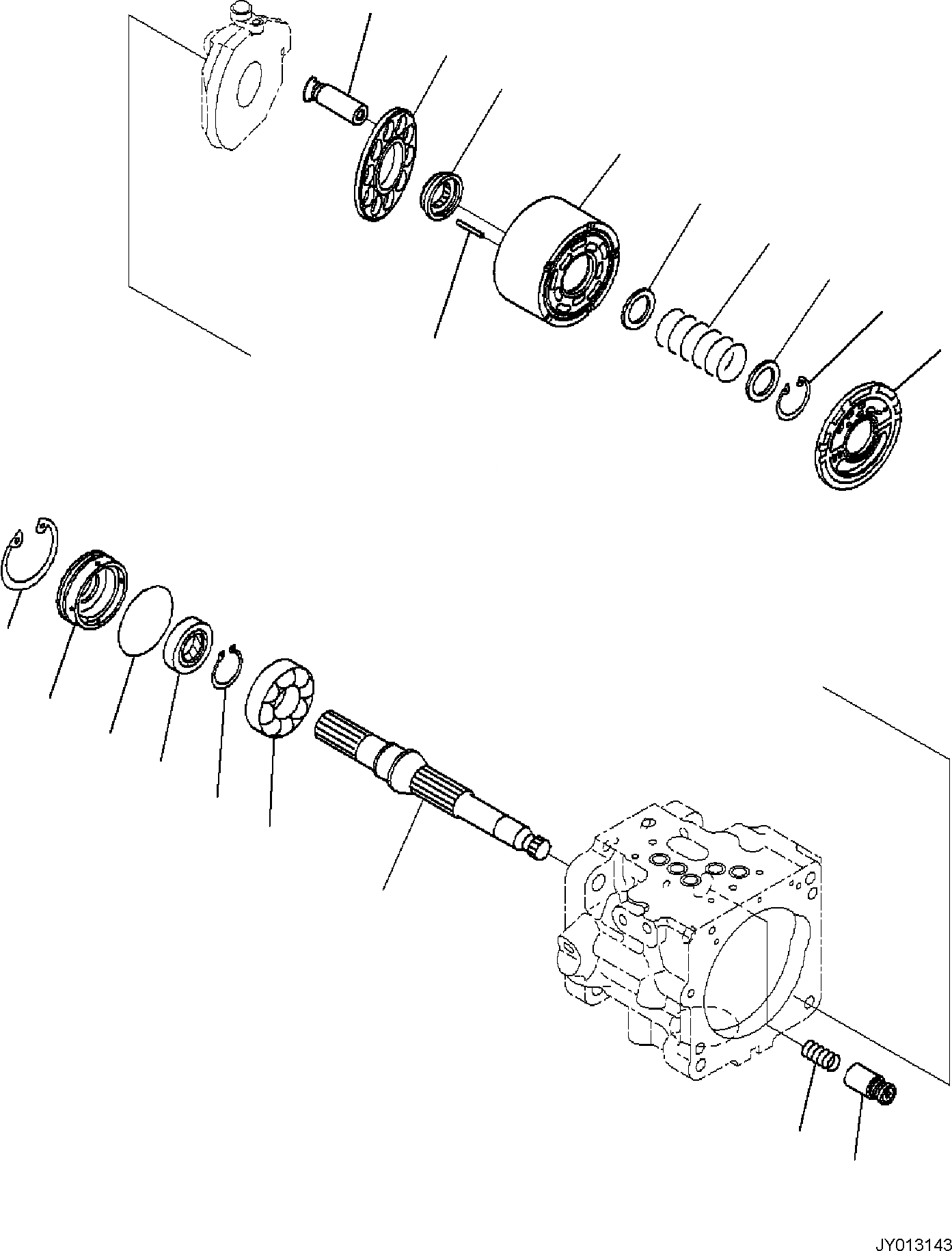 Схема запчастей Komatsu PC50MR-2 - ГИДР. НАСОС. (/) РАБОЧЕЕ ОБОРУДОВАНИЕ ГИДРАВЛИКА