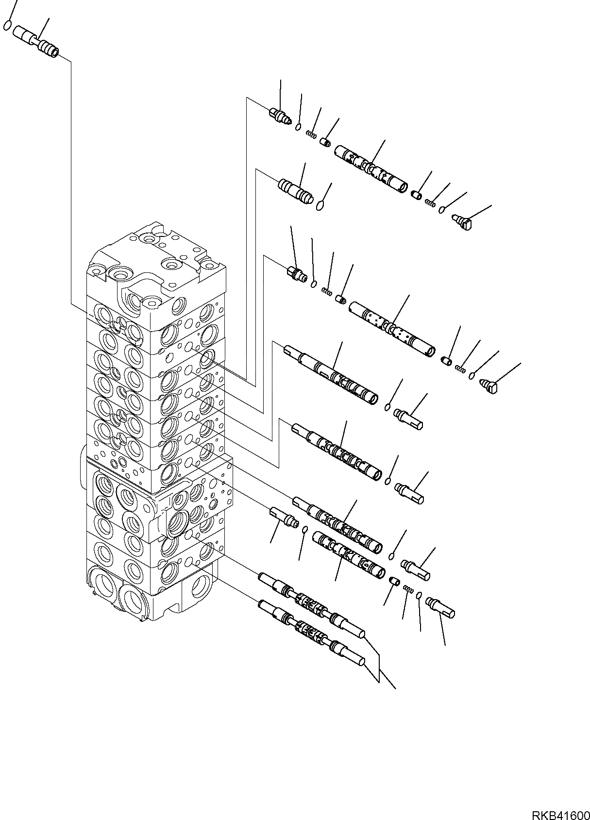 Схема запчастей Komatsu PC50MR-2 - УПРАВЛЯЮЩ. КЛАПАН (/) РАБОЧЕЕ ОБОРУДОВАНИЕ ГИДРАВЛИКА