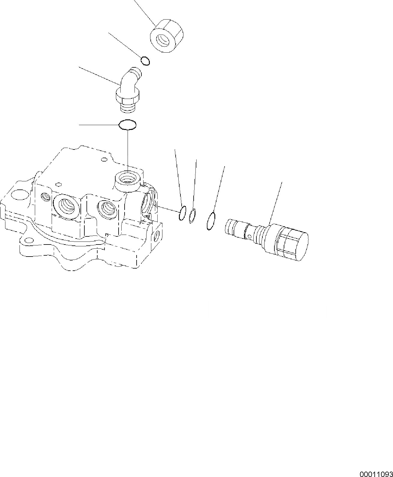 Схема запчастей Komatsu PC50MR-2 - МОТОР ПОВОРОТА (/) РАБОЧЕЕ ОБОРУДОВАНИЕ ГИДРАВЛИКА