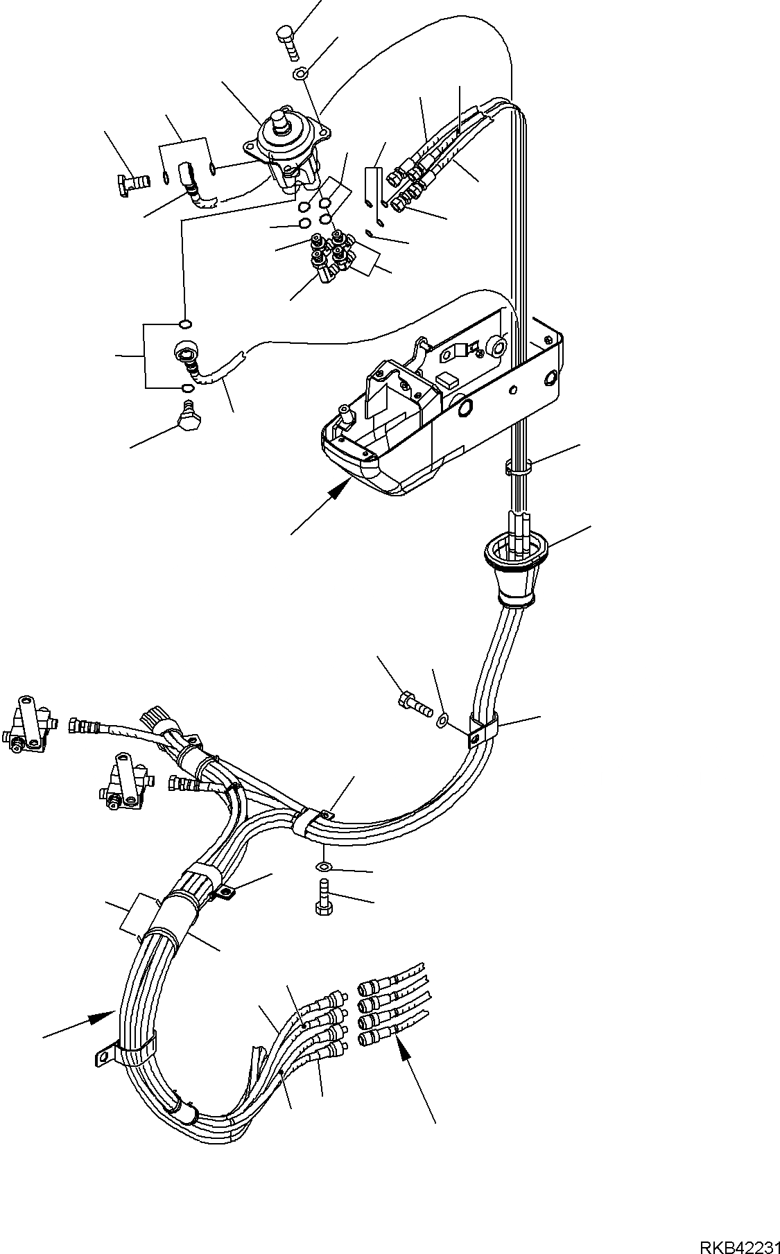 Схема запчастей Komatsu PC50MR-2 - ГИДРОЛИНИЯ (ЛЕВ. СЕРВОУПРАВЛ. ЛИНИЯ) (НАВЕС) РАБОЧЕЕ ОБОРУДОВАНИЕ ГИДРАВЛИКА