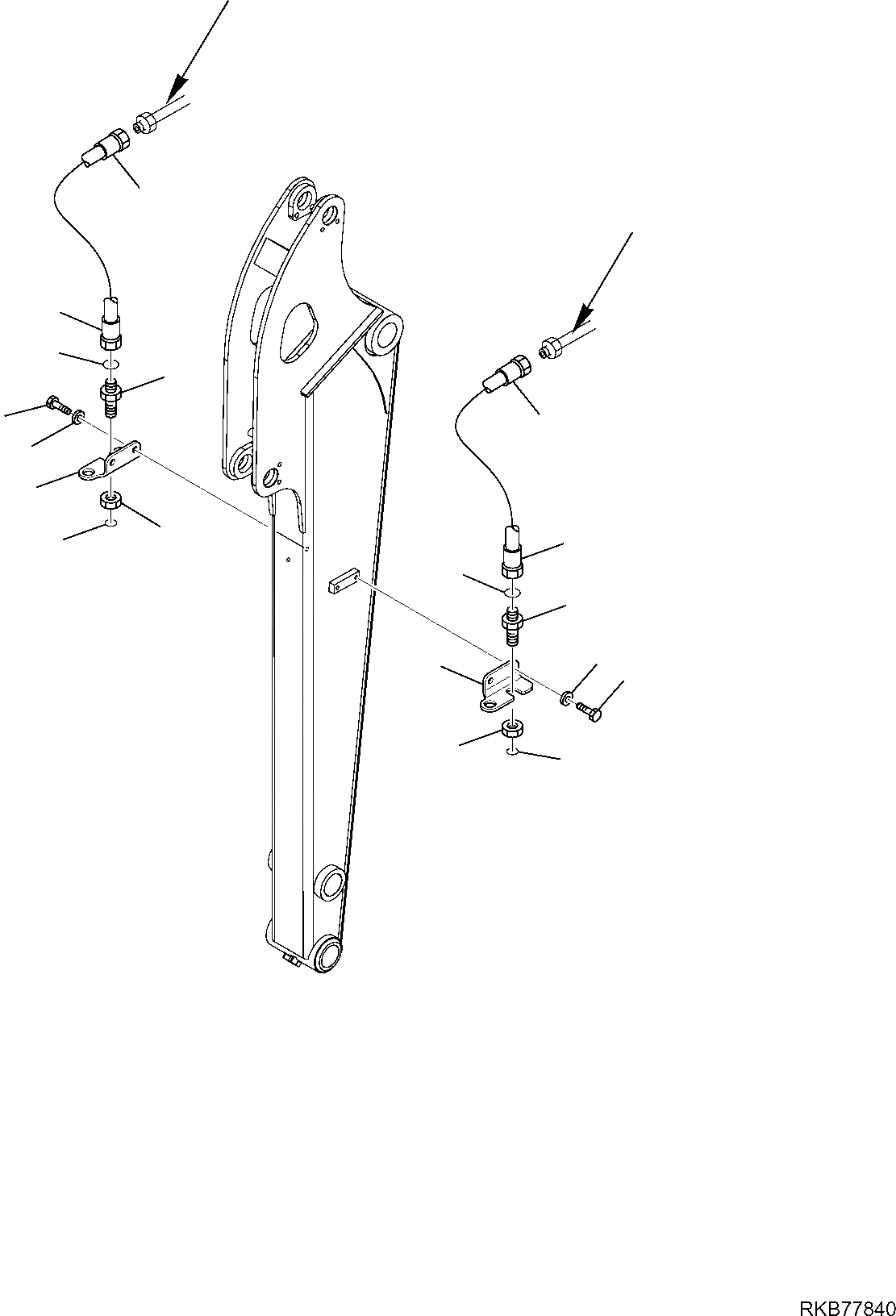 Схема запчастей Komatsu PC50MR-2 - ГИДРОЛИНИЯ (НАВЕСНОЕ ОБОРУД-Е) (/) (THIESEN СПЕЦ-Я.) РАБОЧЕЕ ОБОРУДОВАНИЕ ГИДРАВЛИКА