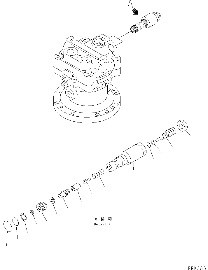 Схема запчастей Komatsu PC50UU-2 - МОТОР ПОВОРОТА (/) (TBG/ EC СПЕЦ-Я.)(№97-88) ОСНОВН. КОМПОНЕНТЫ И РЕМКОМПЛЕКТЫ