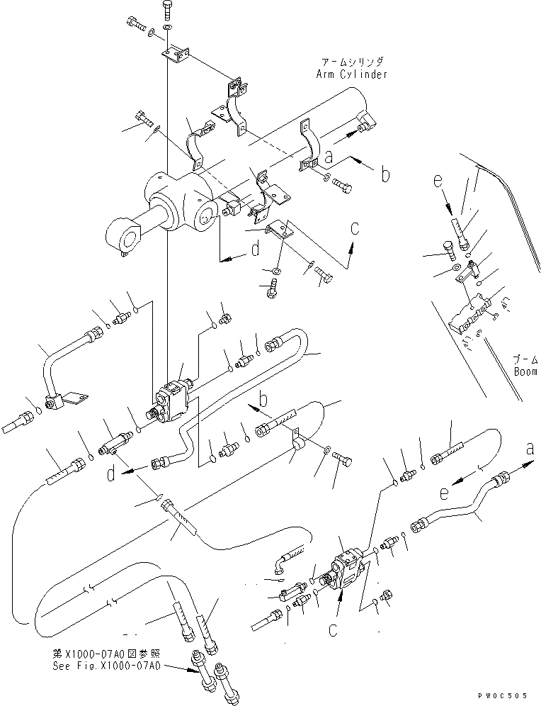 Схема запчастей Komatsu PC58UU-3 - РУКОЯТЬ CRANE (ЦИЛИНДР РУКОЯТИ) (С ПРЕДОТВРАЩЕНИЕМ СМЕЩЕНИЯ КЛАПАН) СПЕЦ. ОПЦИИ