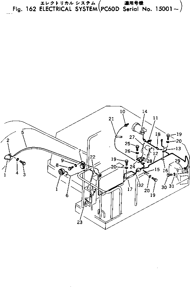 Схема запчастей Komatsu PC60-2 - ЭЛЕКТРИКА (PCD) КОМПОНЕНТЫ ДВИГАТЕЛЯ И ЭЛЕКТРИКА