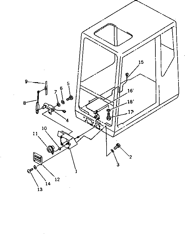 Схема запчастей Komatsu PC60-6 - ЭЛЕКТРИКА (ДОПОЛН. ДВОРНИКИ И ПЕРЕДН. ОСВЕЩЕНИЕ) (INCLUDE СПЕЦИФ-Я С ОТВАЛОМ) (ДЛЯ NORWAY СПЕЦ-Я.) КОМПОНЕНТЫ ДВИГАТЕЛЯ И ЭЛЕКТРИКА