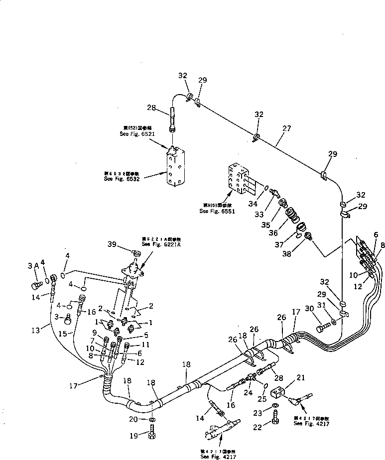 Схема запчастей Komatsu PC60-6Z - ГИДРОЛИНИЯ (БЫСТРОСЪЕМН. МЕХ-М PATTERN ЛИНИЯ) (ПРАВ.)(№-) СИСТЕМА УПРАВЛЕНИЯ И ОСНОВНАЯ РАМА