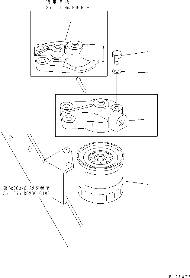 Схема запчастей Komatsu PC60-7 - ДОПОЛН. ТОПЛИВН. ФИЛЬТР. ТОПЛИВН. БАК. AND КОМПОНЕНТЫ