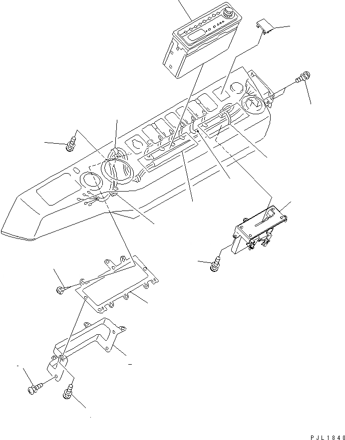 Схема запчастей Komatsu PC600-6A - КАБИНА (ПАНЕЛЬ) (С РАДИО И ОБОГРЕВАТЕЛЬ.) (ДЛЯ АЗИИ) КАБИНА ОПЕРАТОРА И СИСТЕМА УПРАВЛЕНИЯ