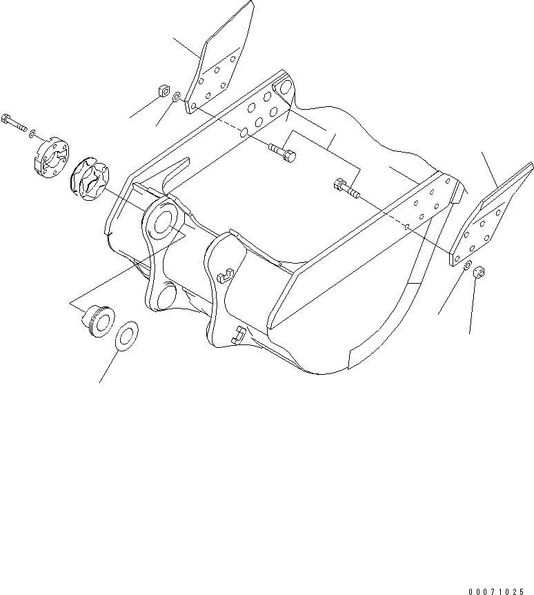 Схема запчастей Komatsu PC600-8R - БОКОРЕЗЫ (KMAX TOOTH)(№-8) РАБОЧЕЕ ОБОРУДОВАНИЕ