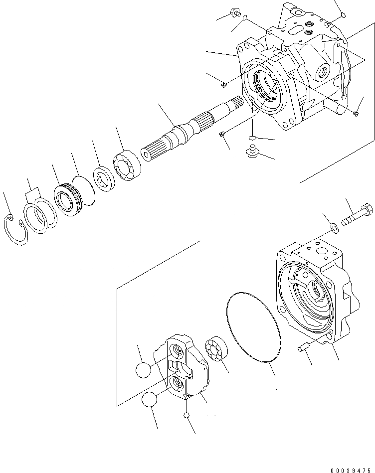 Схема запчастей Komatsu PC600-8 - НАСОС ВЕНТИЛЯТОРА (/7)(№-) ОСНОВН. КОМПОНЕНТЫ И РЕМКОМПЛЕКТЫ
