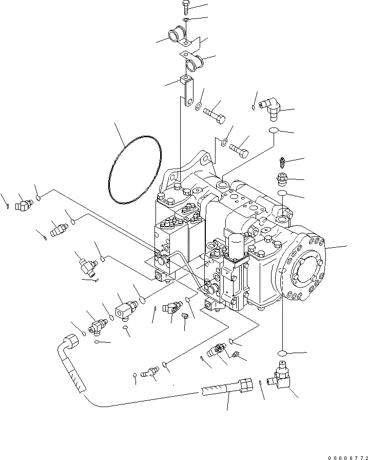 Схема запчастей Komatsu PC600LC-7K - NO. НАСОС ГИДРАВЛИКА