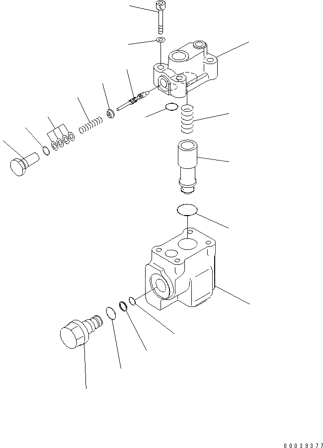 Схема запчастей Komatsu PC600LC-8 - ЗАКРЫВАЮЩИЙ КЛАПАН(РУКОЯТЬ) Y ОСНОВН. КОМПОНЕНТЫ И РЕМКОМПЛЕКТЫ