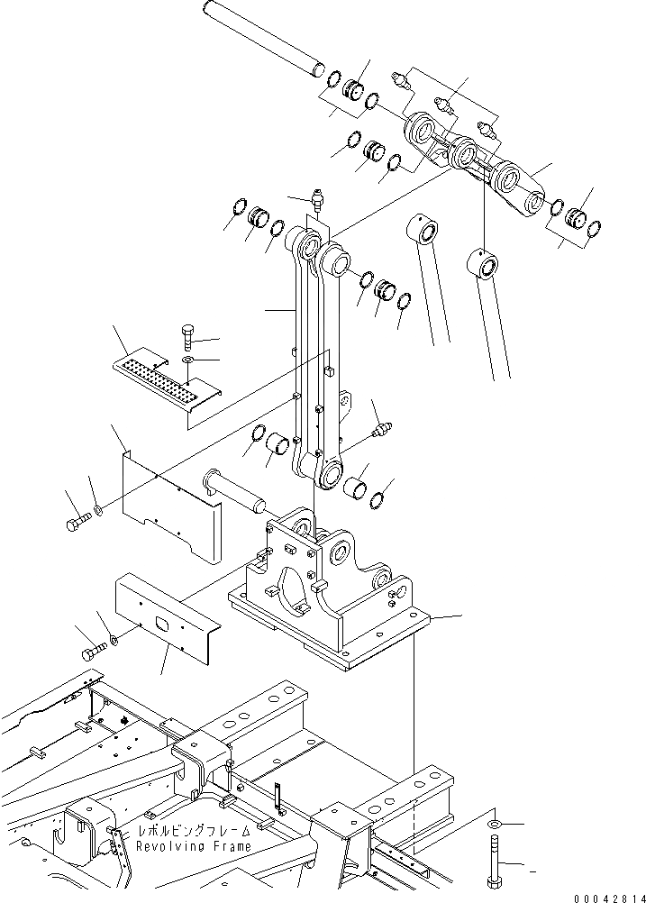 Схема запчастей Komatsu PC600LC-8 - ПРОТИВОВЕС REMOVER (СОЕДИНИТЕЛЬН. ЗВЕНО) РАЗНОЕ