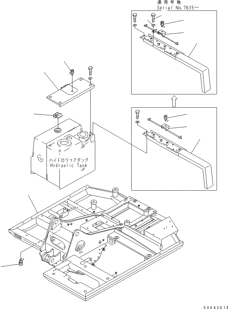 Схема запчастей Komatsu PC60L-5 - ЗАЩИТА ОТ ВАНДАЛИЗМА ОПЦИОННЫЕ КОМПОНЕНТЫ